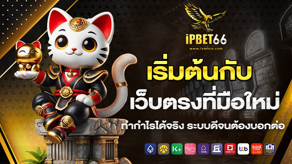 ipbet66 เริ่มต้นกับ เว็บตรงที่มือใหม่ก็ทำกำไรได้จริง ระบบดีจนต้องบอกต่อ